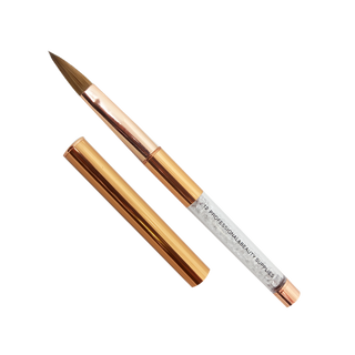 Kolinsky Brush #12 Rose Gold