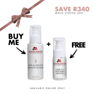 Day & Night Moisturizer 100G + GHK-CU Peptide Serum (FREE)