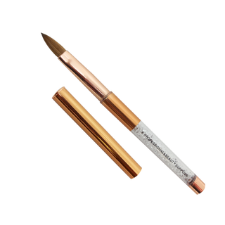Kolinsky Brush #8 Rose Gold