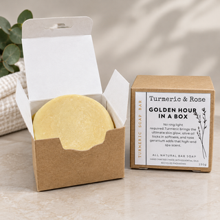 Turmeric & Rose Soap Bar – (150g)